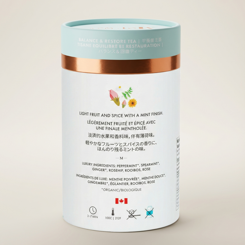 Balance & Restore Luxury Herbal Tea | Organic | 24ct