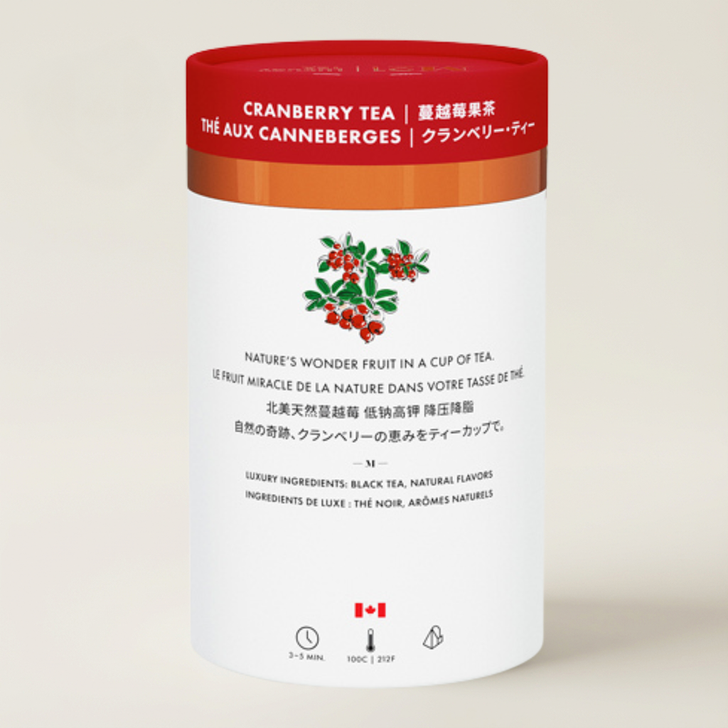 Cranberry Luxury Black Tea - 12ct Canister