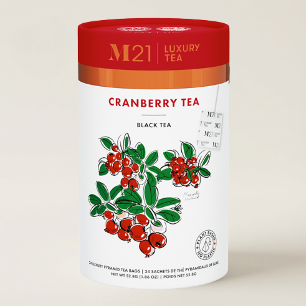 Cranberry Luxury Black Tea - 12ct Canister