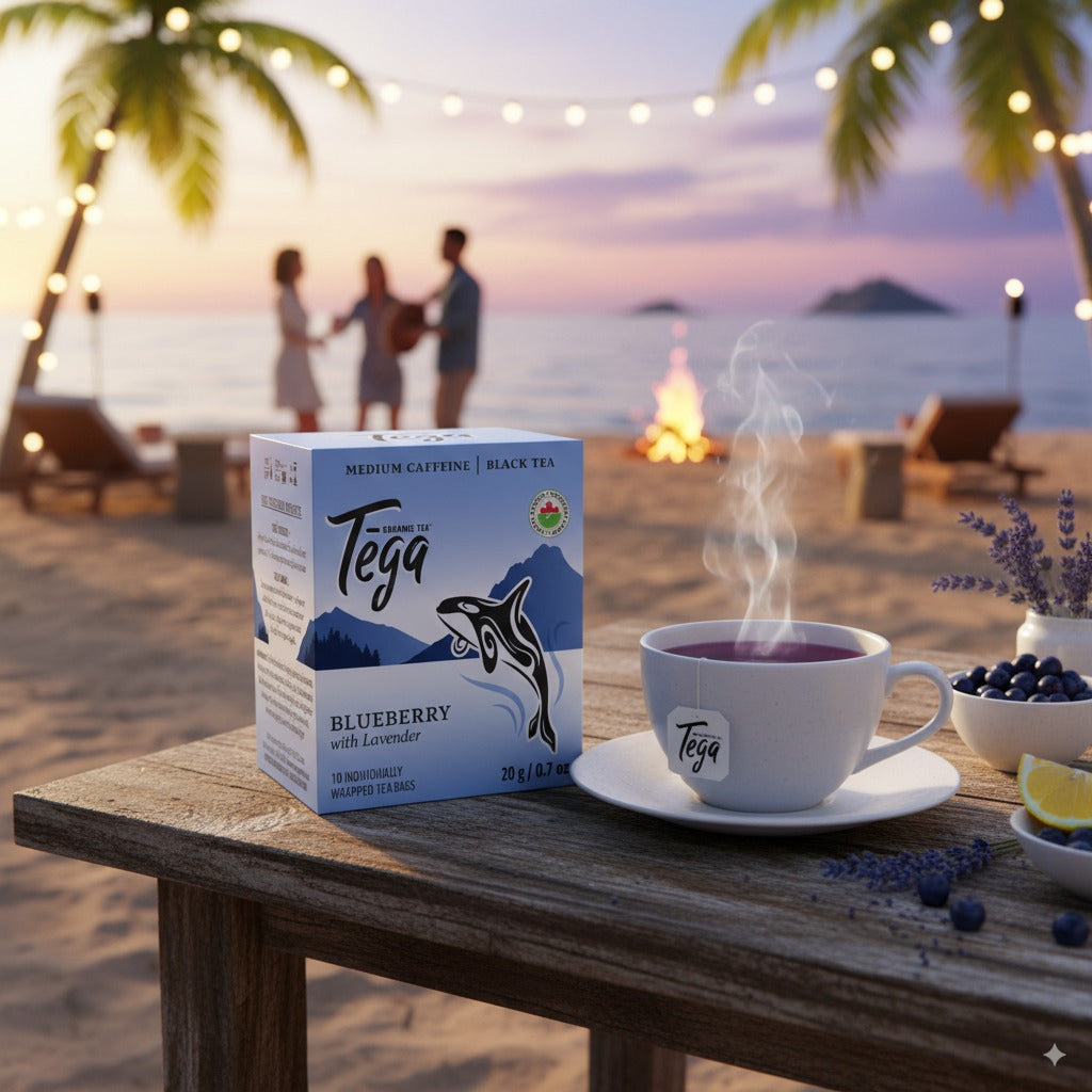 Blueberry Lavender Organic Black Tea | 100 Tea Bags
