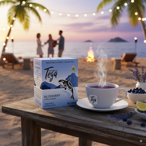 Blueberry Lavender Organic Black Tea | 100 Tea Bags
