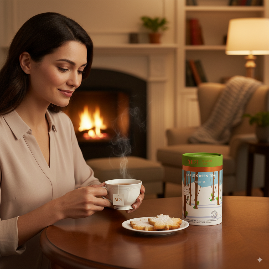 Maple Luxury Green Tea - 24ct Canister