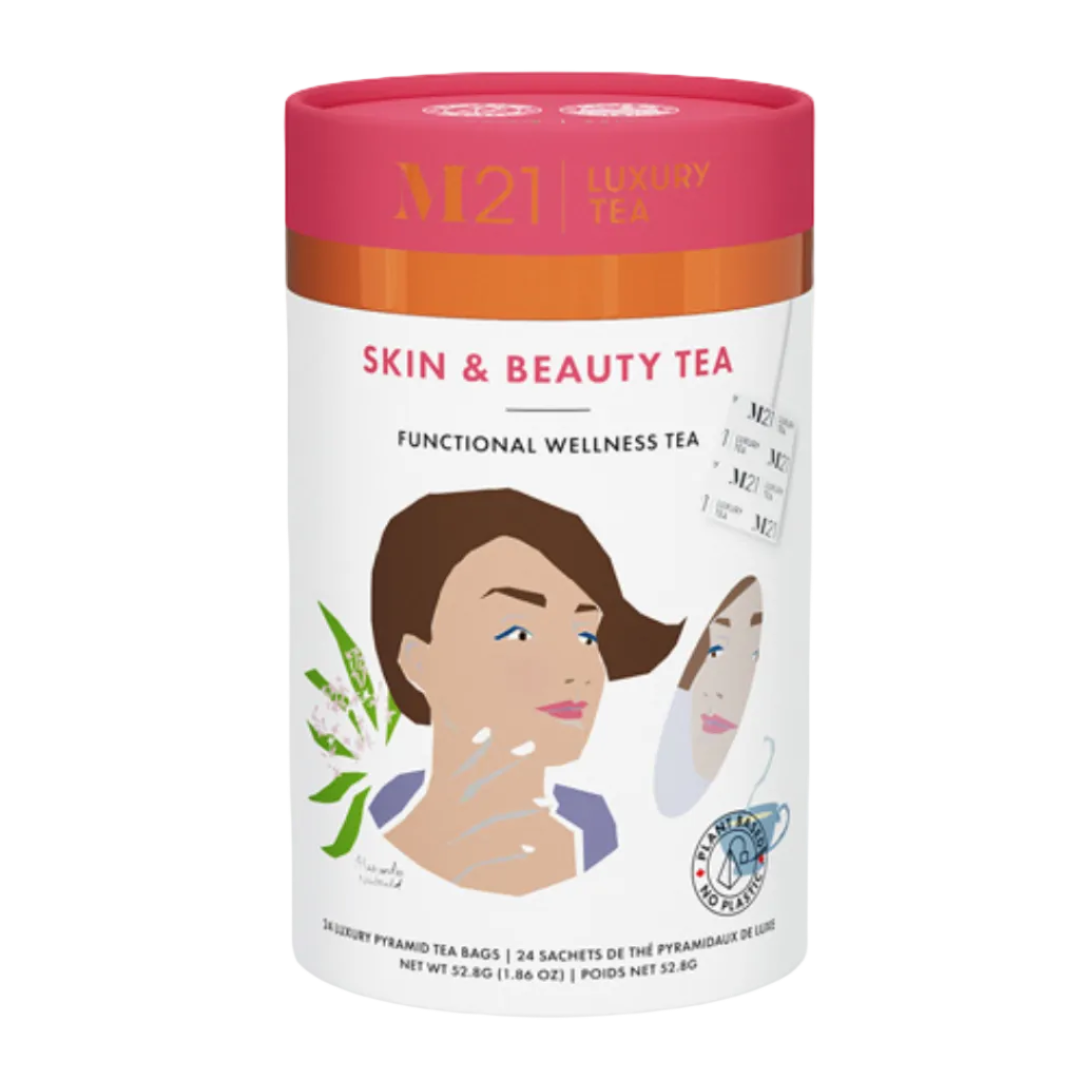 Skin and Beauty Luxury herbal tea - 24ct Canister