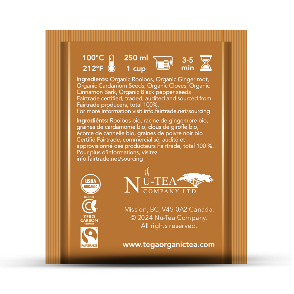 Masala Chai Rooibos Organic Fairtrade | 100ct
