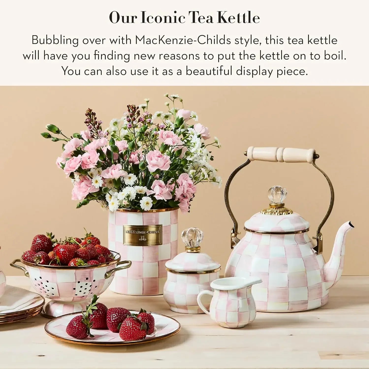 Enamel Tea Kettle (2QT)