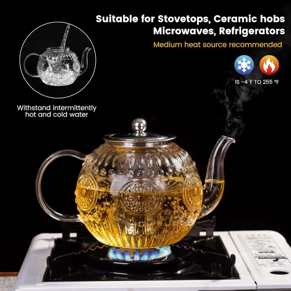 Glass Teapot with Infuser (50oz)