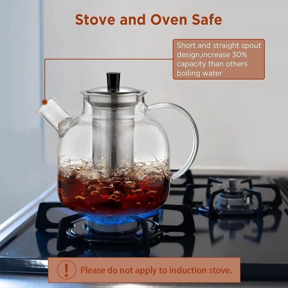 Glass Teapot with Infuser (1500ml)