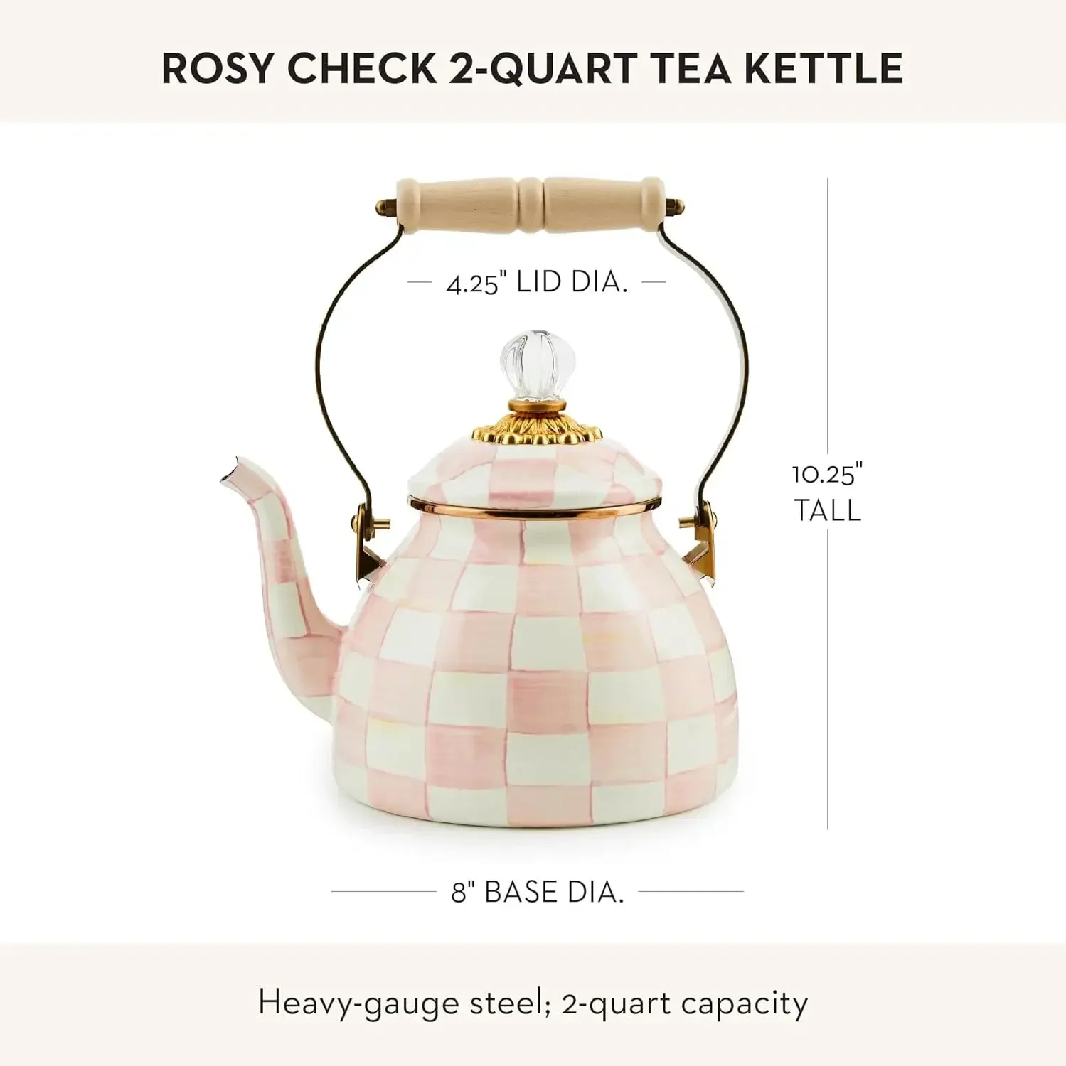 Enamel Tea Kettle (2QT)
