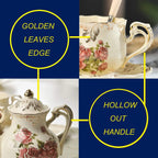 Vintage Rose Tea Set (4Pc)