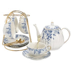 Blue & White Tea Set (4Pc)