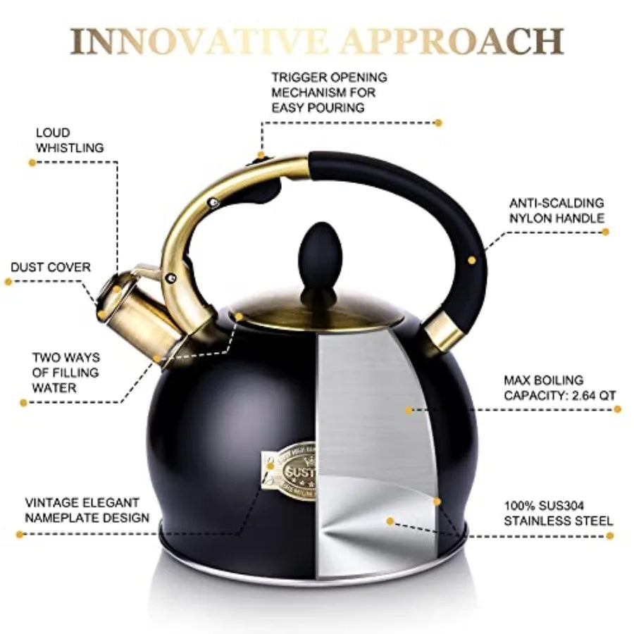 Stovetop Whistling Tea Kettle