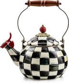 Enamel Whistling Tea Kettle