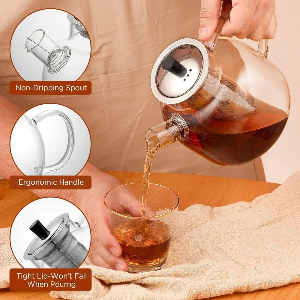 Glass Teapot with Infuser (1500ml)