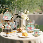 European Floral Tea Set (20Pc)