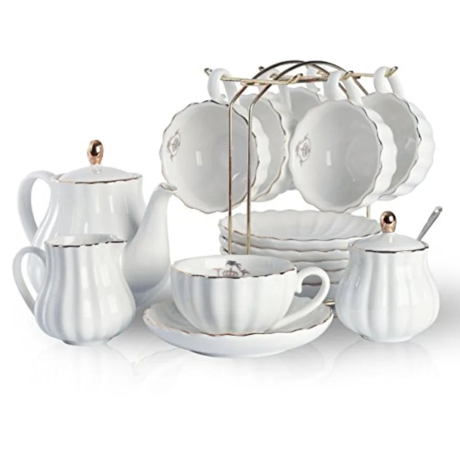 Royal Porcelain Tea Set (6Pc)