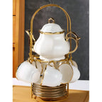 Gold Flower Tea Set (20Pc)
