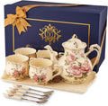 Vintage Rose Tea Set (4Pc)