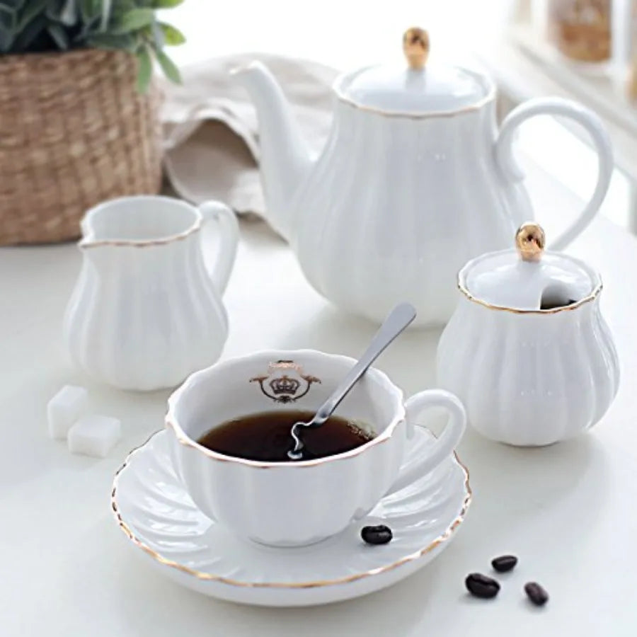 Royal Porcelain Tea Set (6Pc)