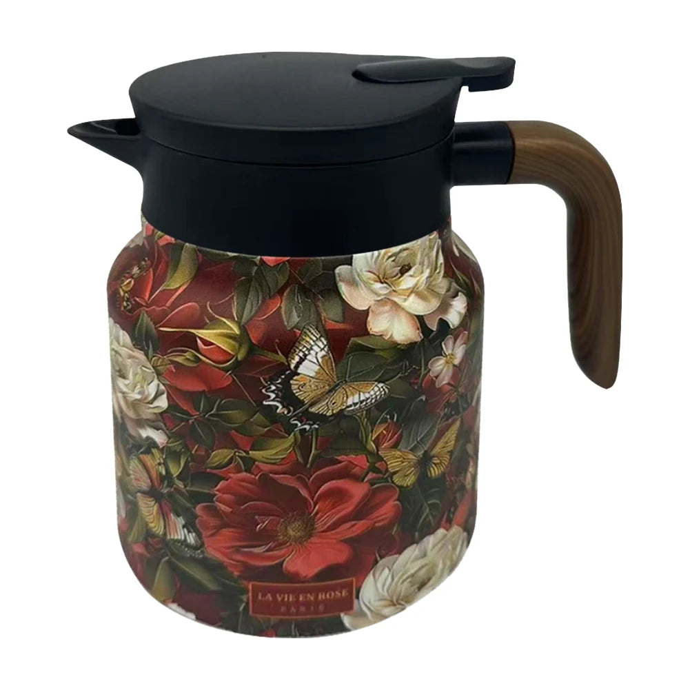 Vintage Floral Tea Kettle (1L)