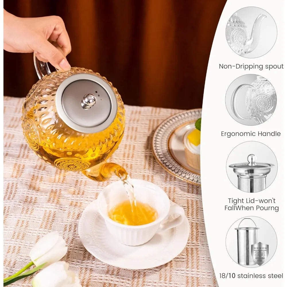 Glass Teapot with Infuser (50oz)