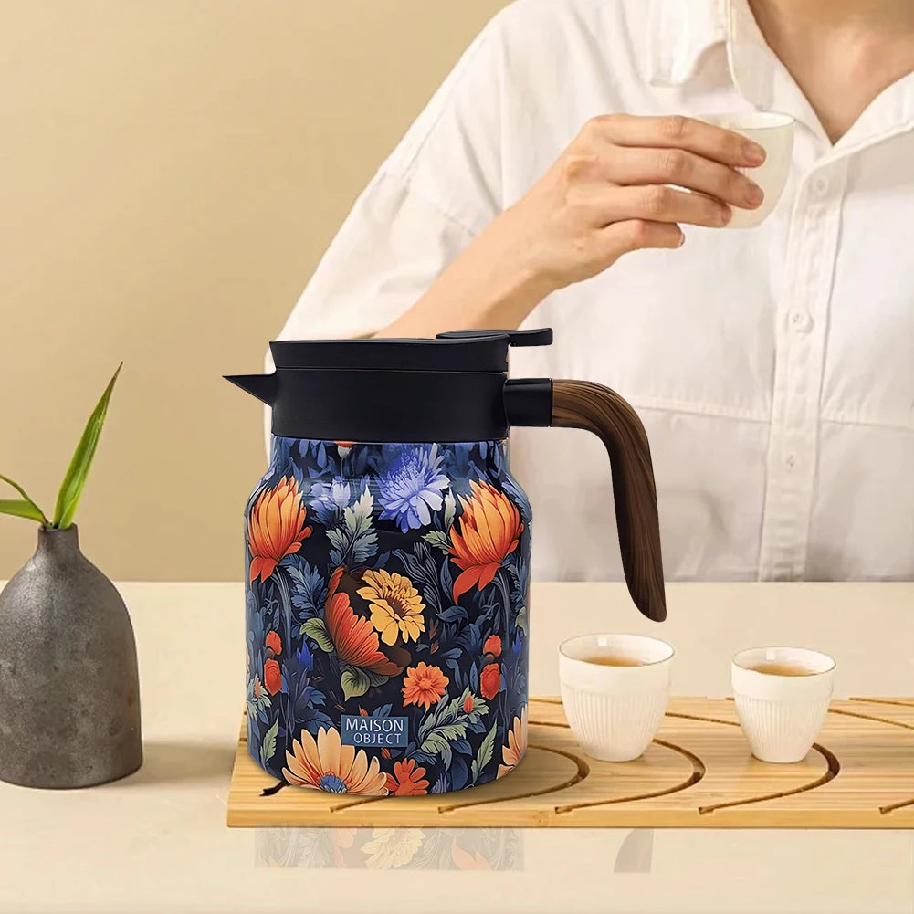 Vintage Floral Tea Kettle (1L)