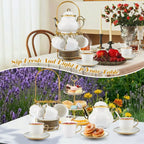 Gold Flower Tea Set (20Pc)