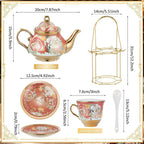 European Porcelain Tea Set (20Pc)