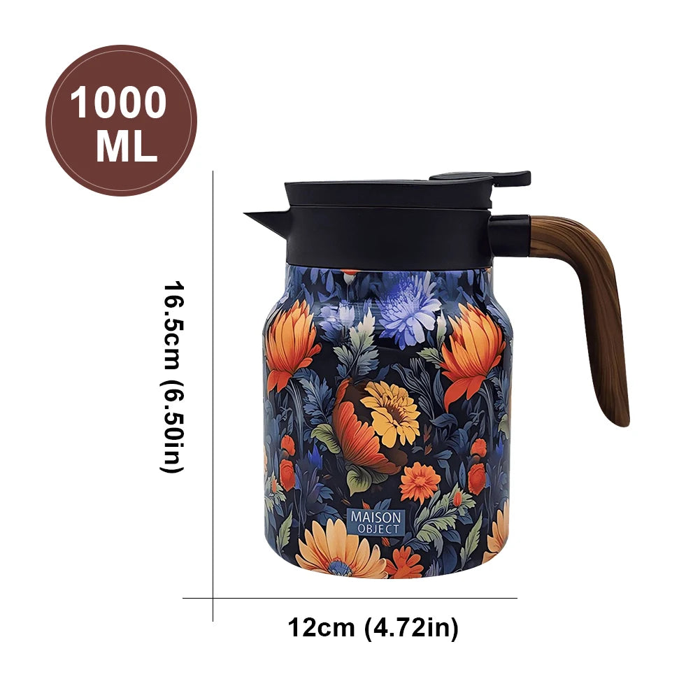 Vintage Floral Tea Kettle (1L)