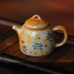 Hand-Painted Ceramic Teapot