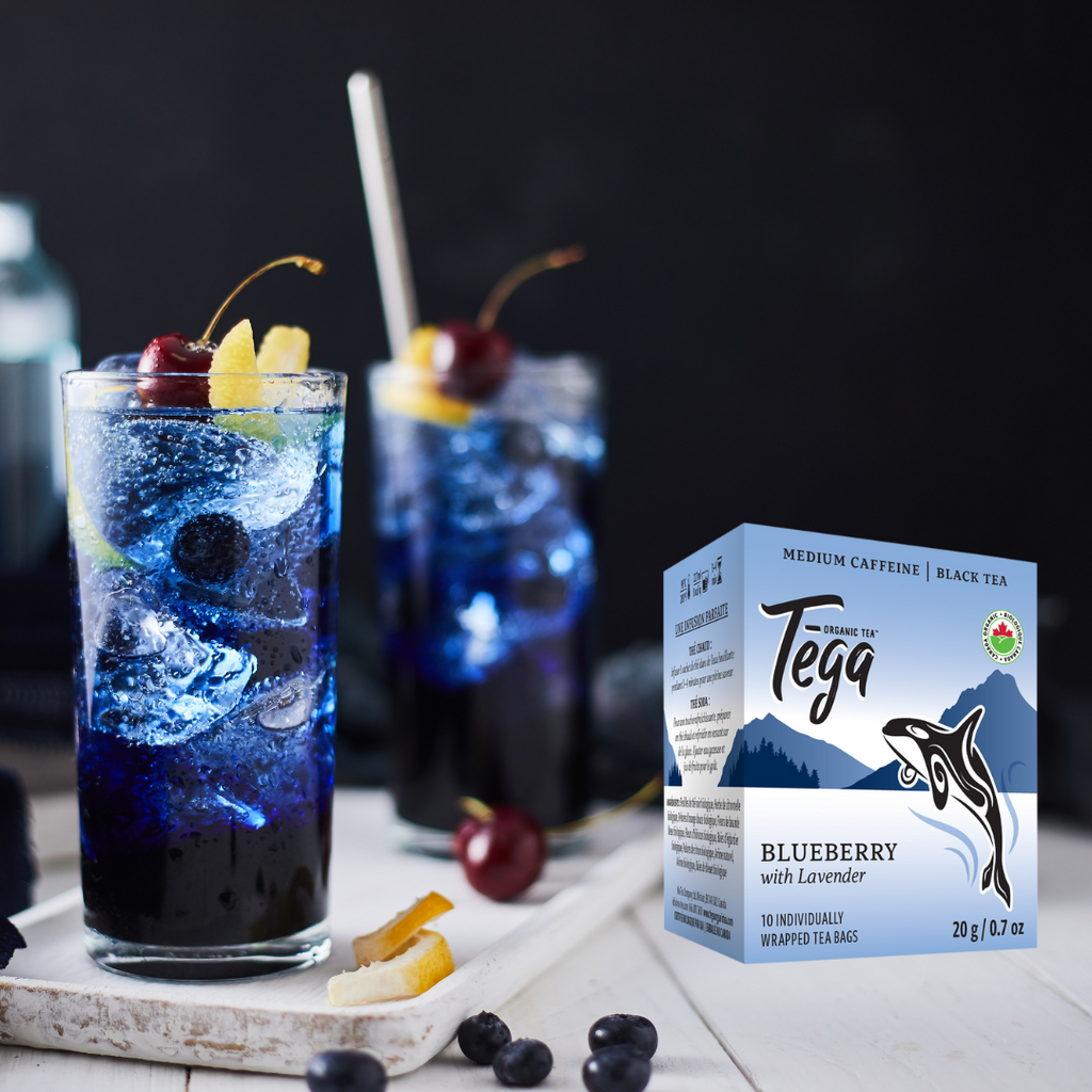 Blueberry Lavender Organic Black Tea | 100 Tea Bags